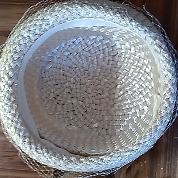Vintage estate ladies straw hat - Picture 4 of 9
